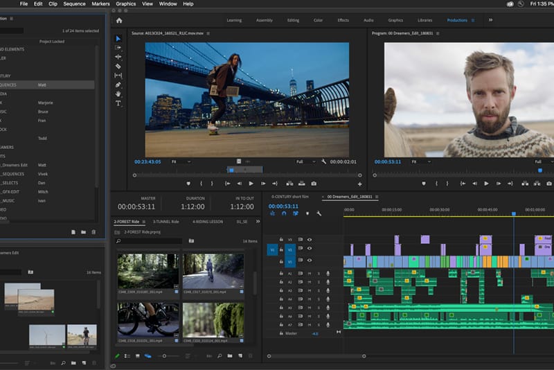 5ο ΓΕΛ Μυτιλήνης – Εξοπλισμός – Adobe Premiere Pro