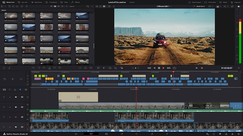 5ο ΓΕΛ Μυτιλήνης – Εξοπλισμός – DaVinci Resolve